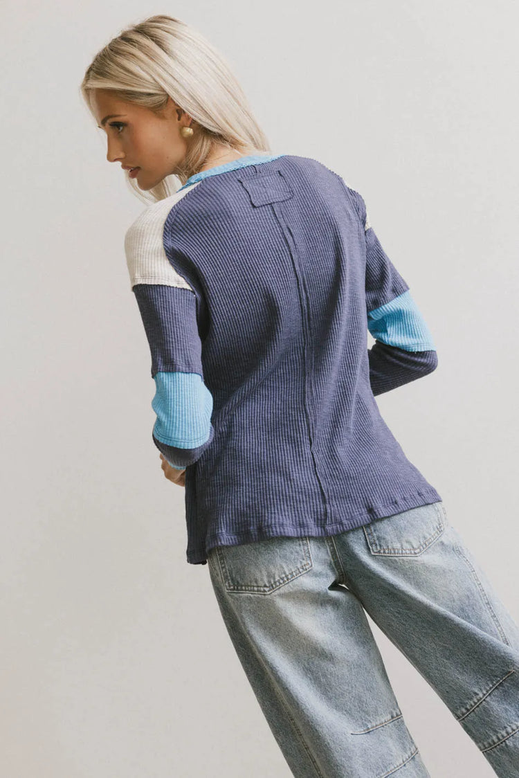 Navy top