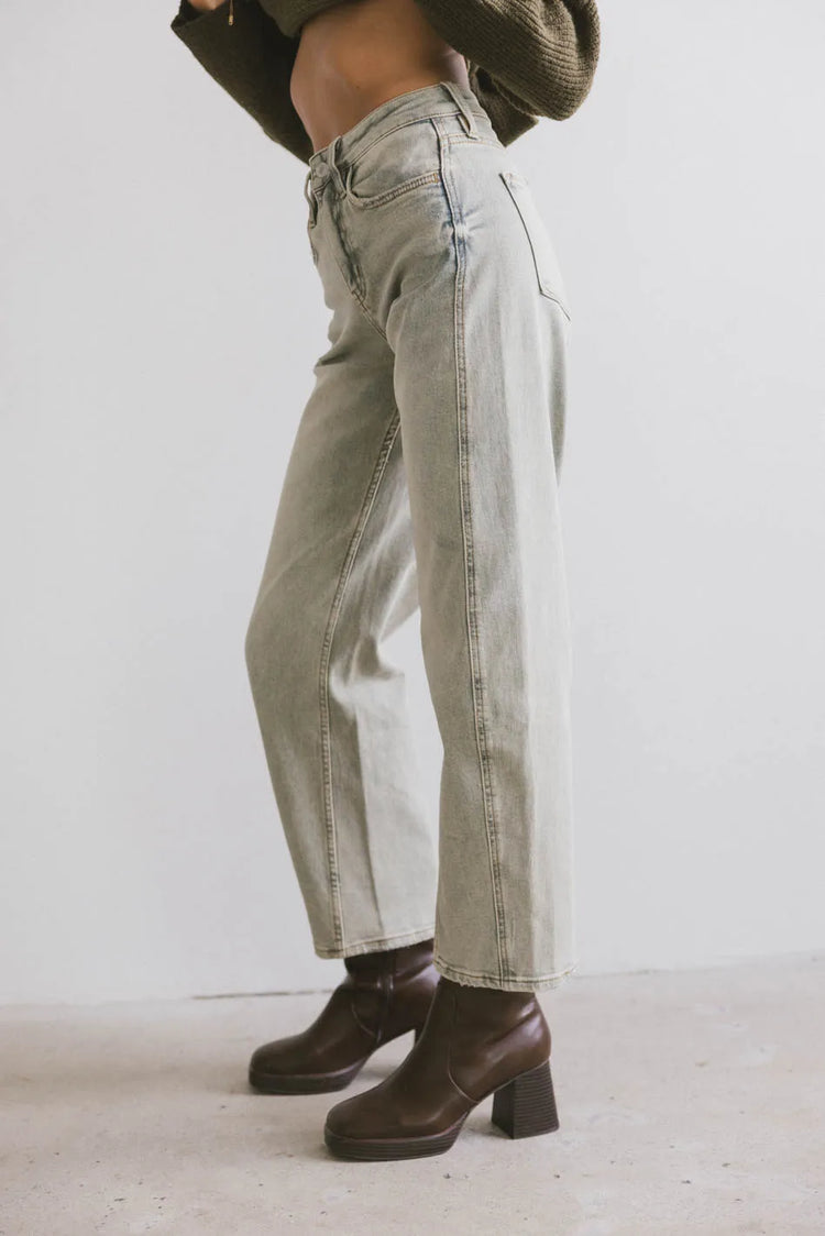 Plain color denim