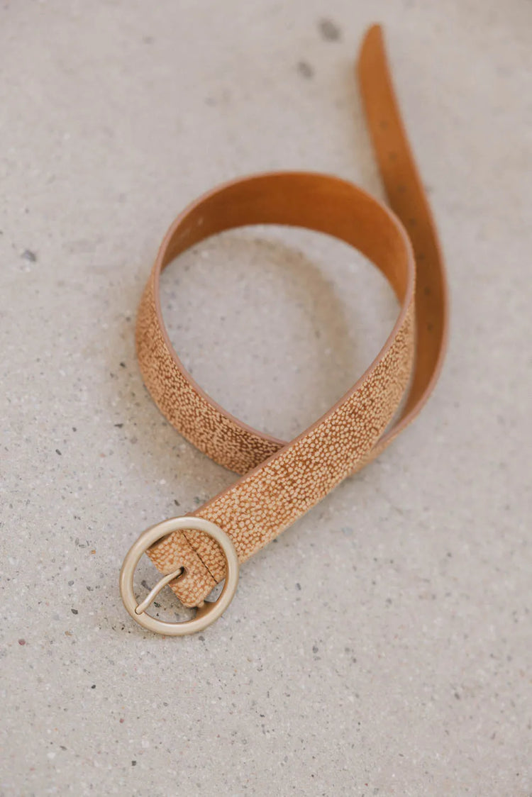 Belt in cream