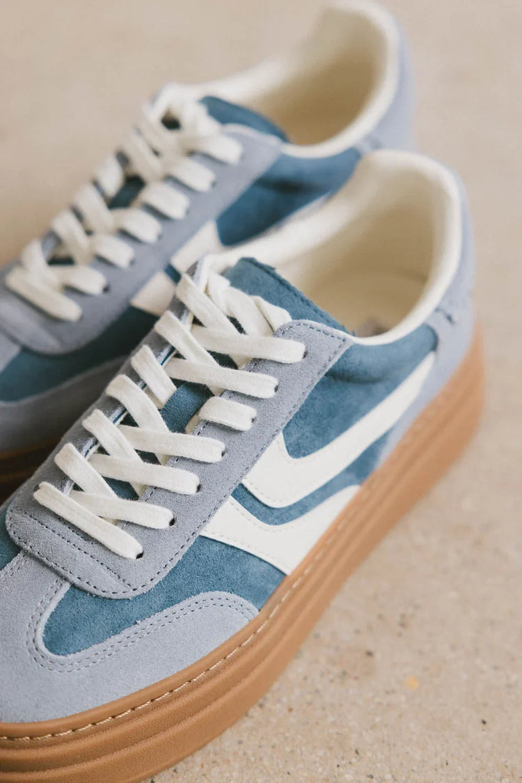 Blue sneakers