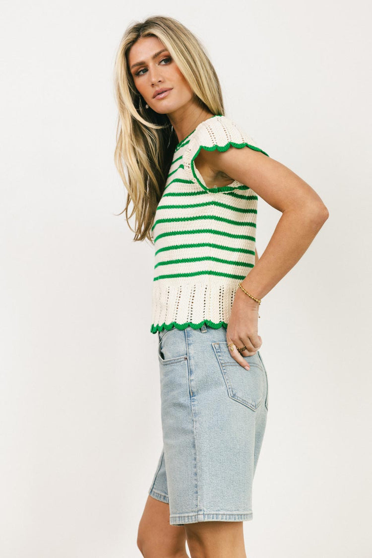 Top in green