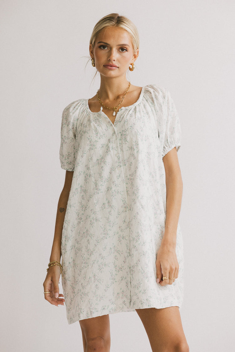 button up midi dress