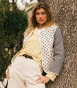 Quilted jacket in cream