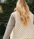 Quilted jacket in cream