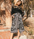 Gabriele Floral Wrap Skirt