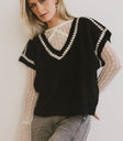 short sleeve sweater vest