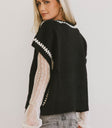 black crochet vest