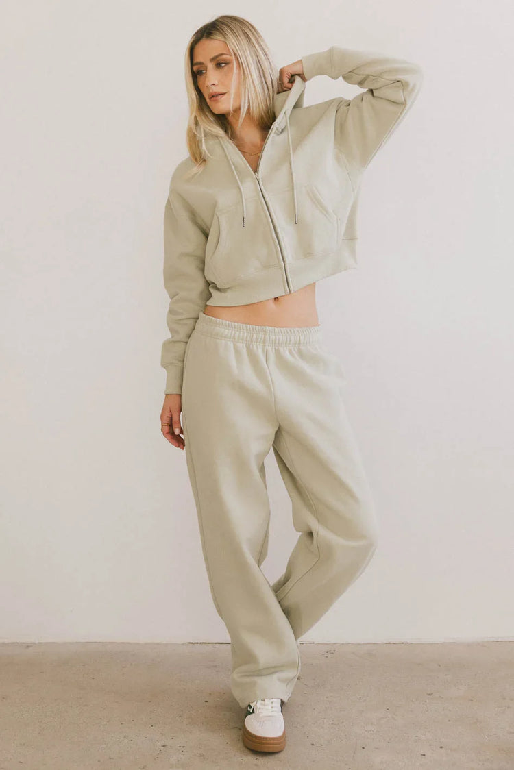 Sweatpants in sage
