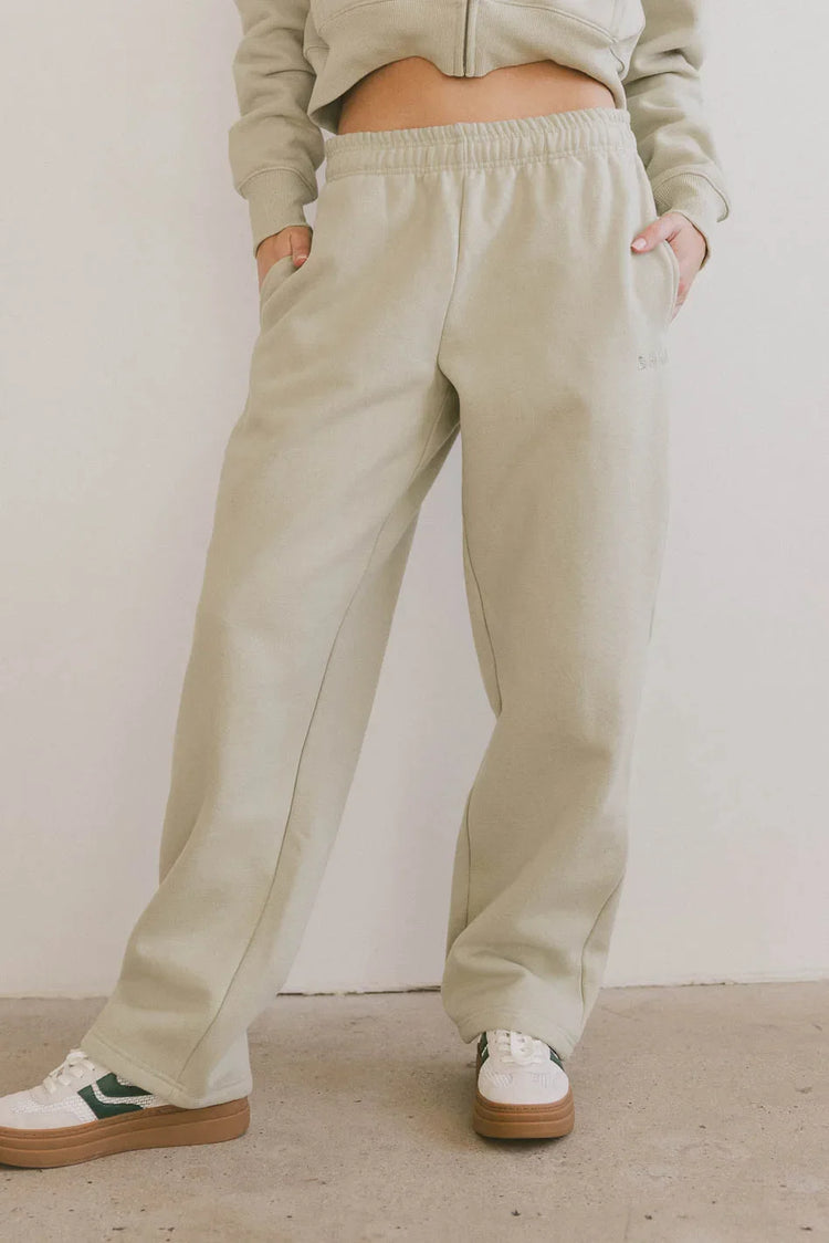 Sweatpants in sage