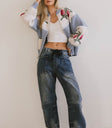 medium wash jeans