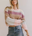 Knit top in pink