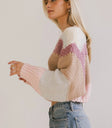 Long sleeves top in cream
