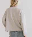 Plain color top in grey