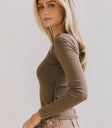 Basic top in charcoal