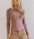Basic top in berry