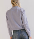 long sleeve blue cardigan