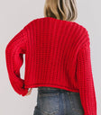 Plain color top in red