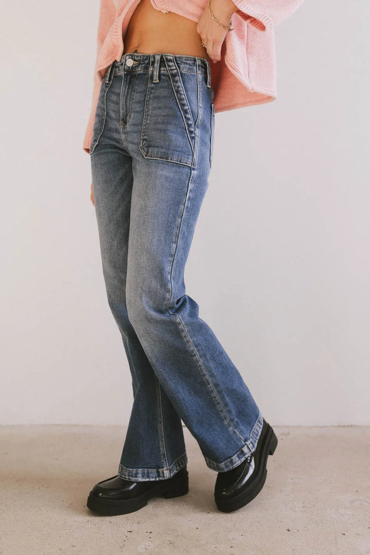 Denim in medium wash
