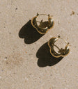 Earrings in gold