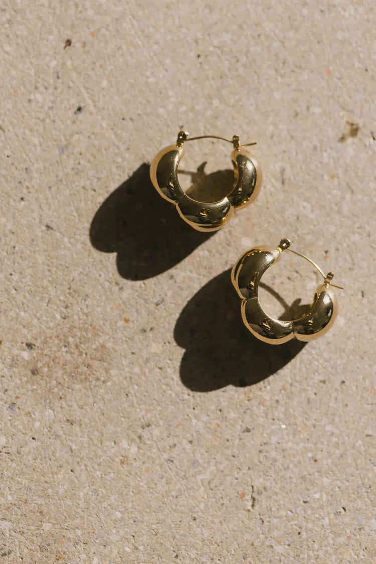 Earrings in gold
