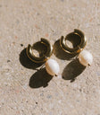 Gold earrings