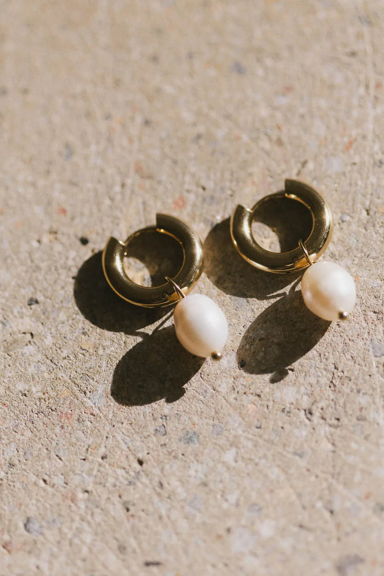Gold earrings