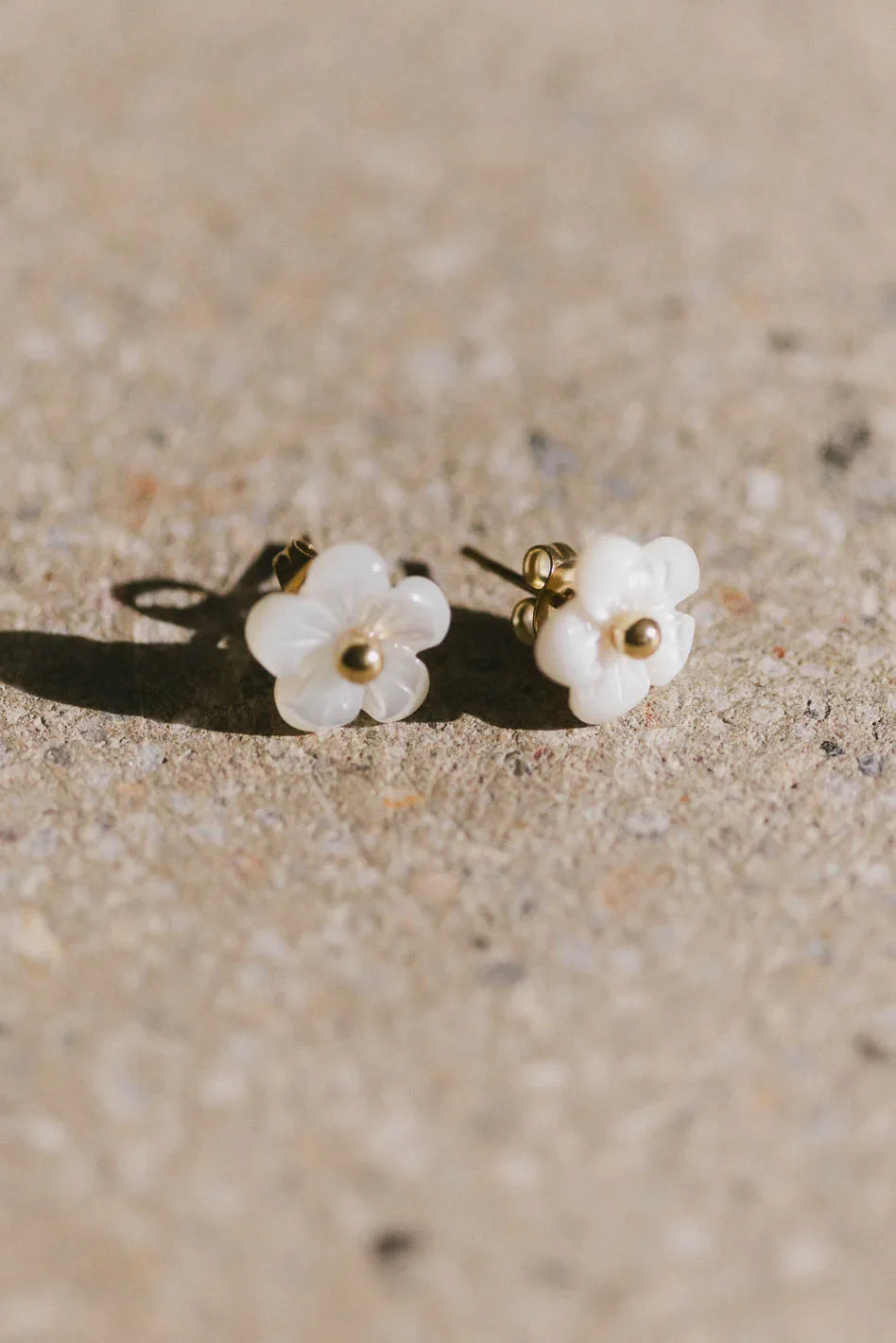Floral earrings