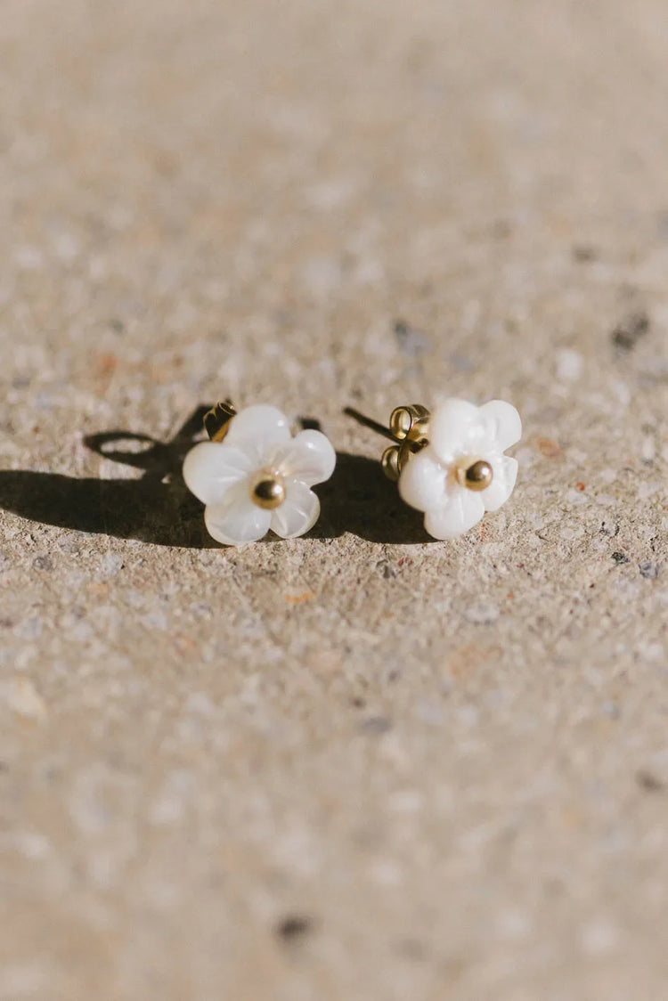 Floral earrings