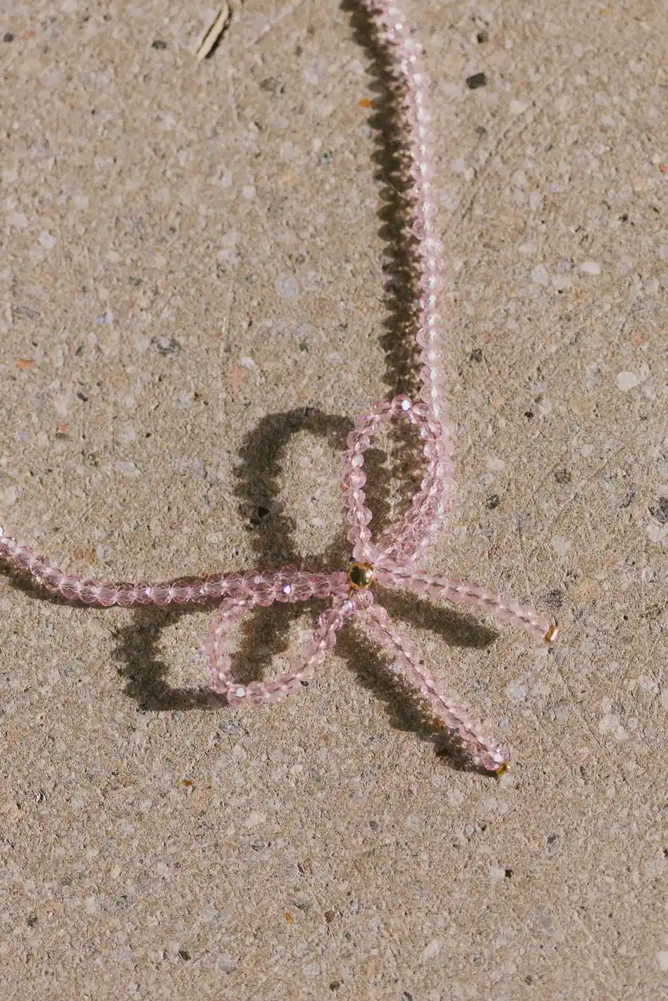 Pink necklace