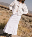 Front bows blouse