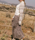 Long sleeves turtleneck in cream