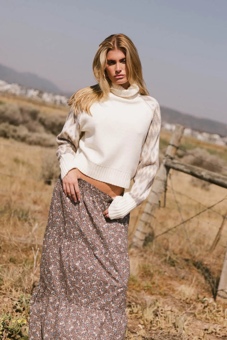 Turtleneck in cream