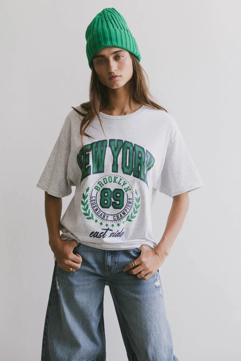 Basic top in grey