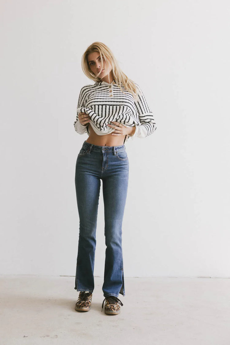 Two hand pockets denim