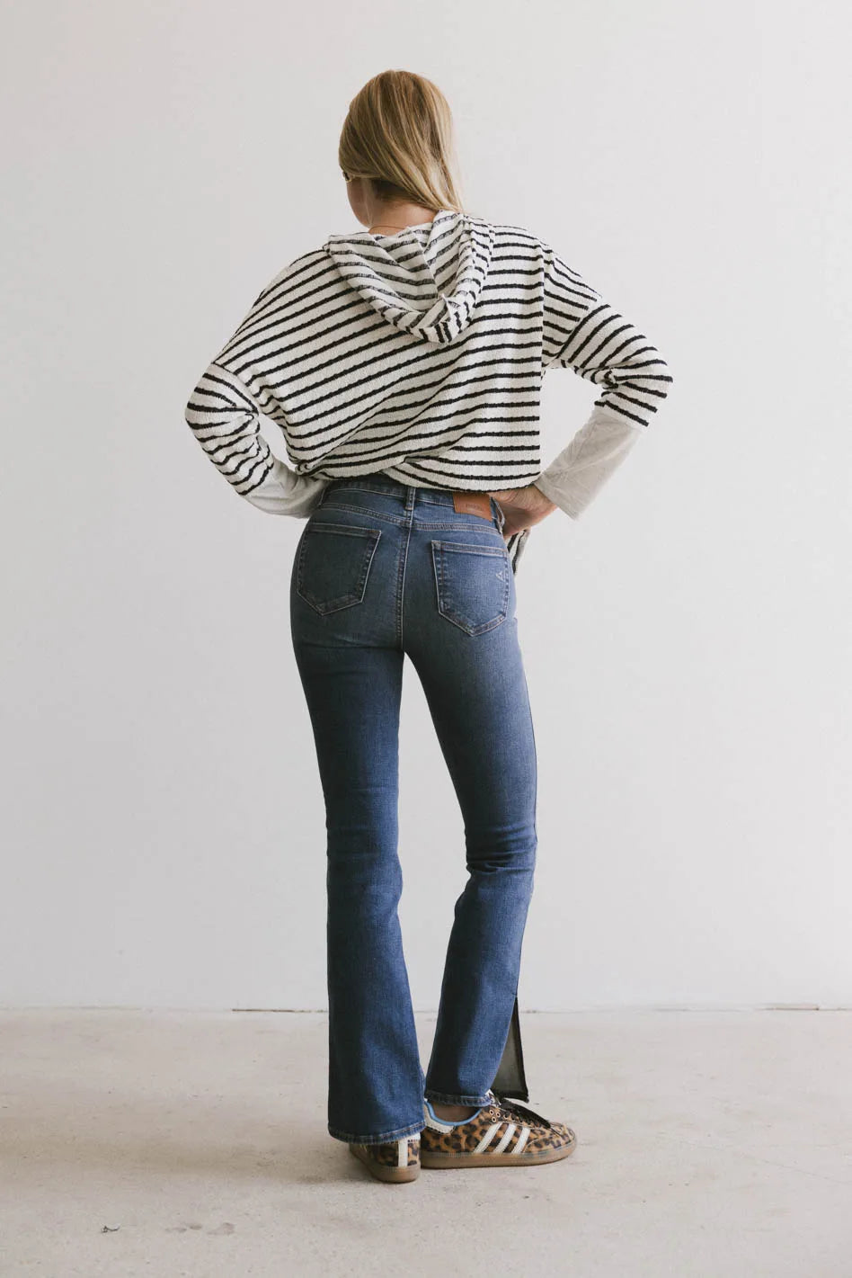 Two back pockets denim
