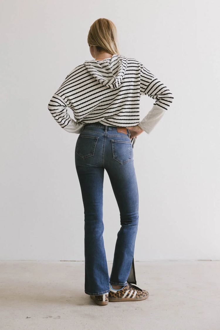 Two back pockets denim