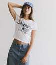 Western Academy Baby Tee - FINAL SALE