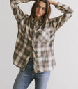 Long sleeves blouse in multi color