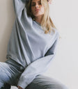 Pretty Bows Crewneck in Blue - FINAL SALE