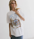 Graphic tee in white