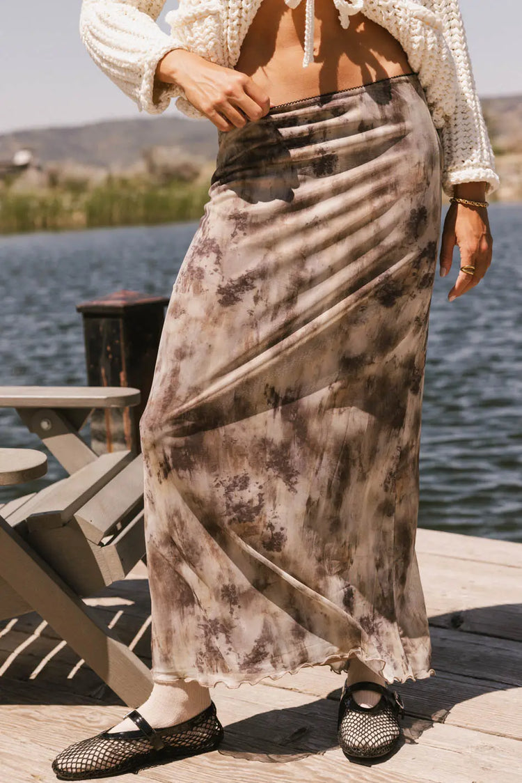 Skirt in brown
