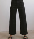High rise pants in black