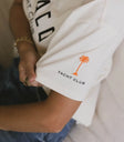Short sleeves top in cream