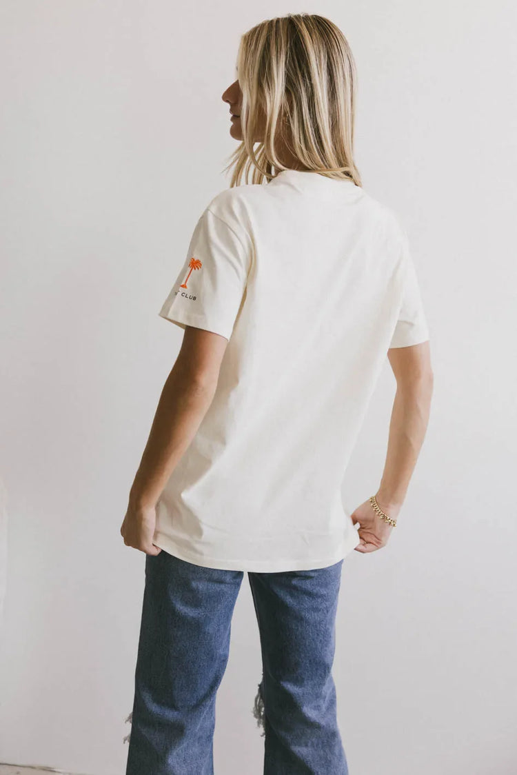 Basic top in cream