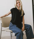 Callie Basic Tee in Black - FINAL SALE