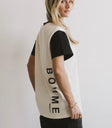 Short sleeves top in cream