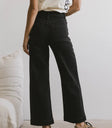 Two back pockets in black