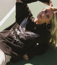 vintage bird graphic sweater