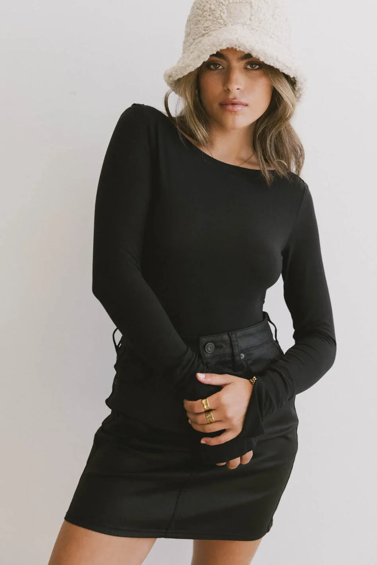 Top in black