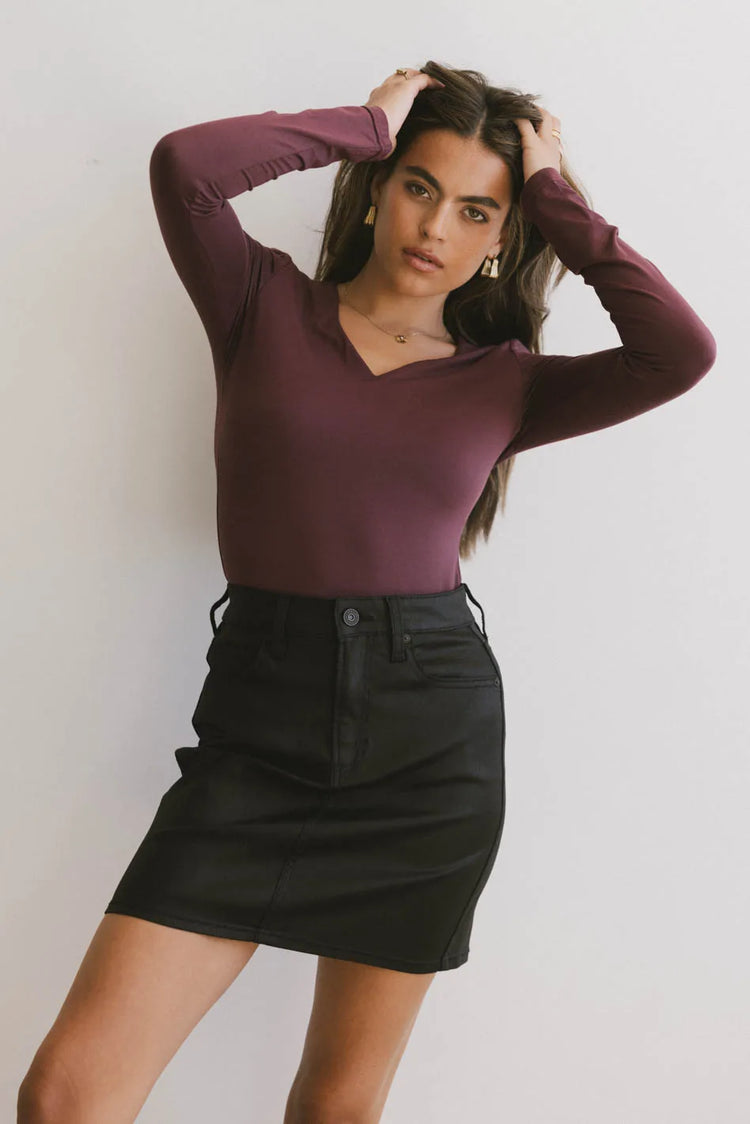 Knit wine top